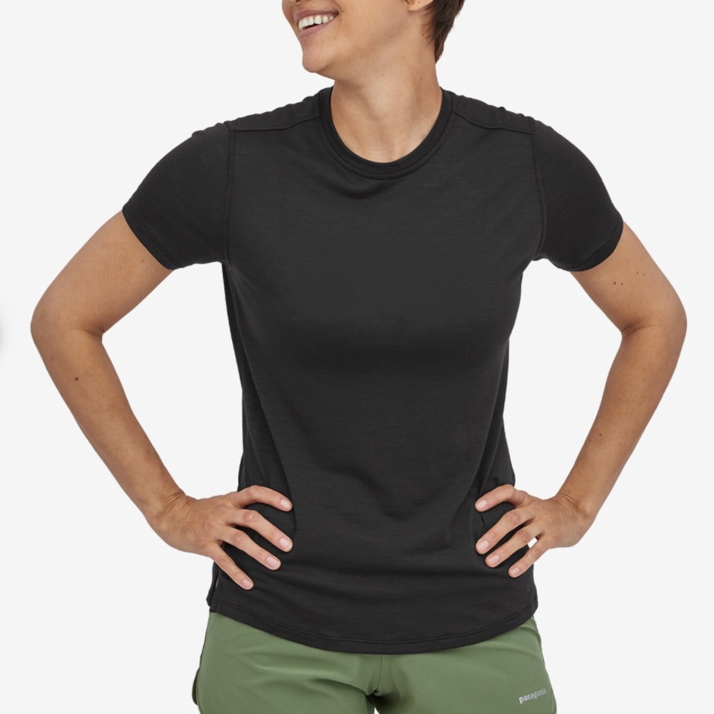 Patagonia Capilene Performance Crew Neck‎ Short Sleeve. Women's Medium. Blue. - Picture 5 of 5